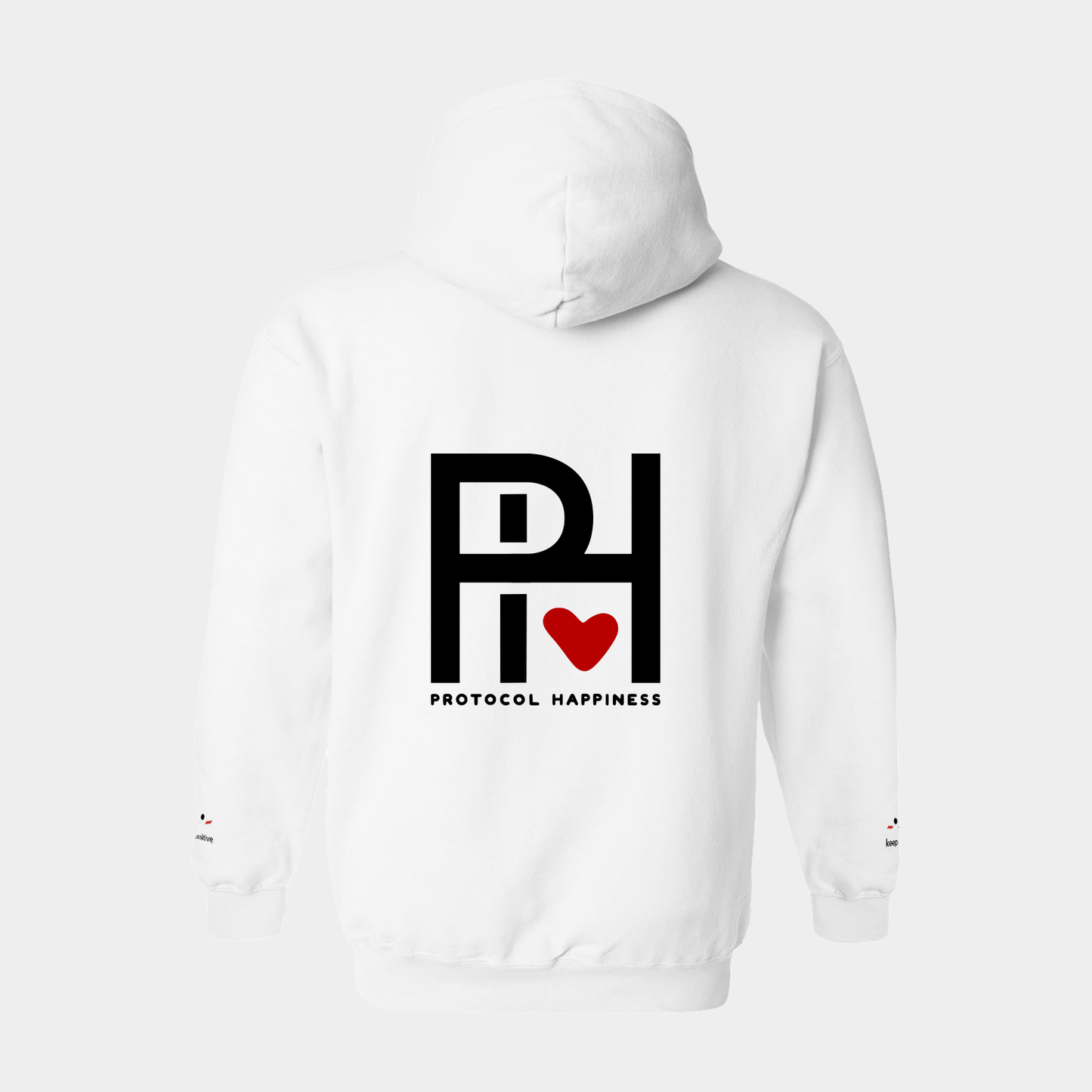 Protocol Happiness - Hooded Sweatshirt (White)